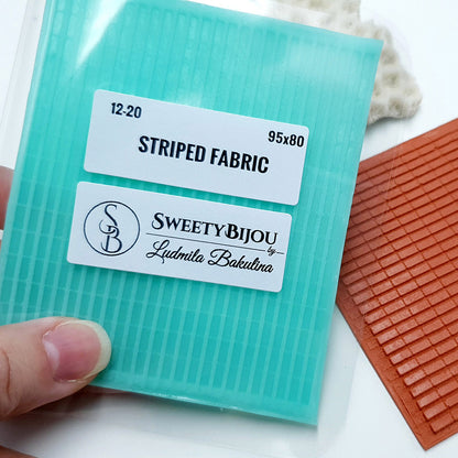 Silicone Texture - Striped Fabric