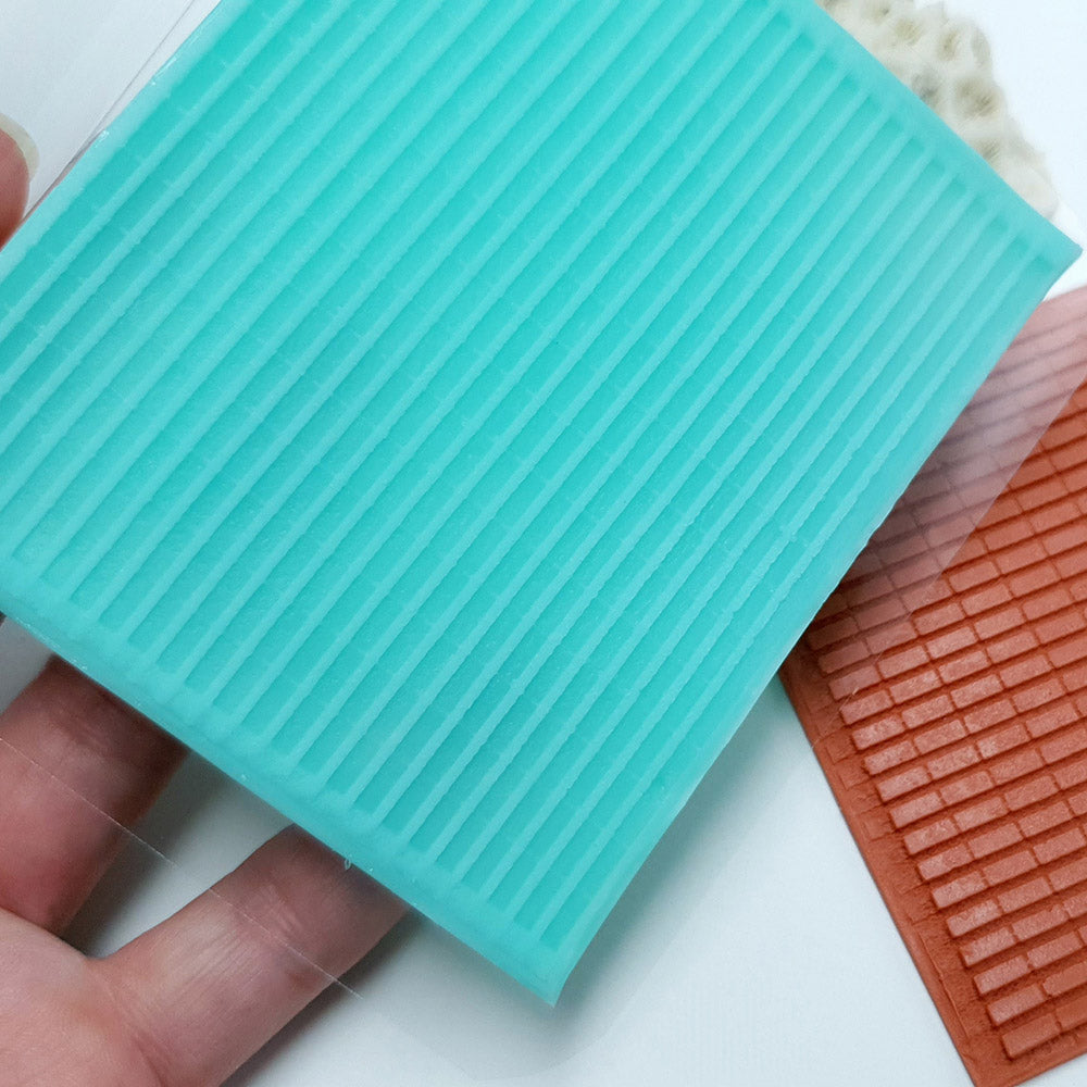Silicone Texture - Striped Fabric