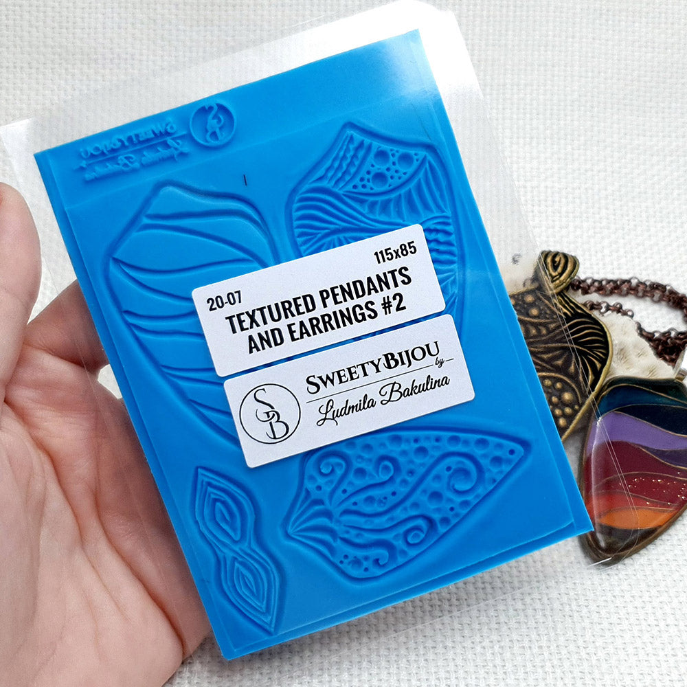 Textured Pendants and Earrings #2