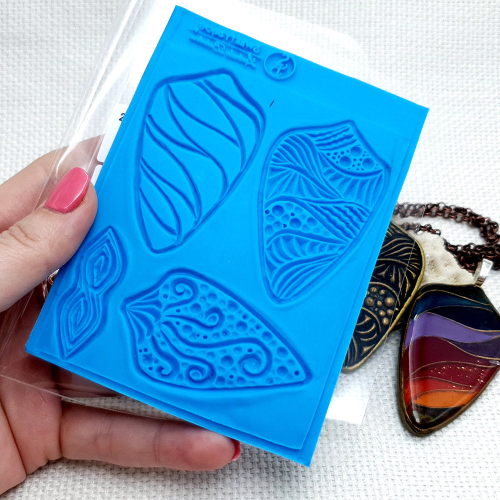 Textured Pendants and Earrings #2