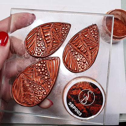 Silicone Texture - Pendants and Earrings #1