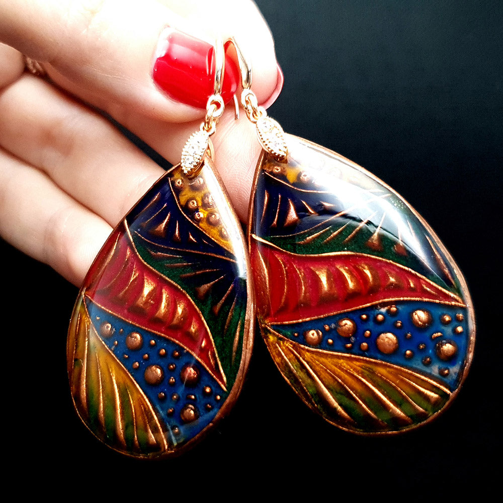 Silicone Texture - Pendants and Earrings #1