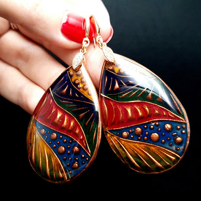 Silicone Texture - Pendants and Earrings #1