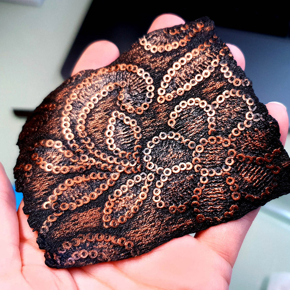 Silicone Texture - Sequins Flowers