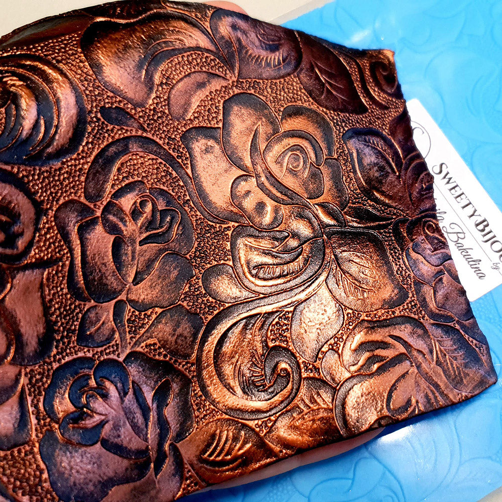 Silicone Texture - Roses Garden Pattern (IN)