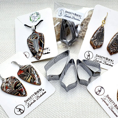 4 Pcs Stainless Steel Jewelry Shapes Cutters