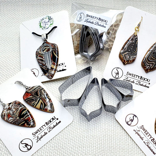 4 Pcs Stainless Steel Jewelry Shapes Cutters