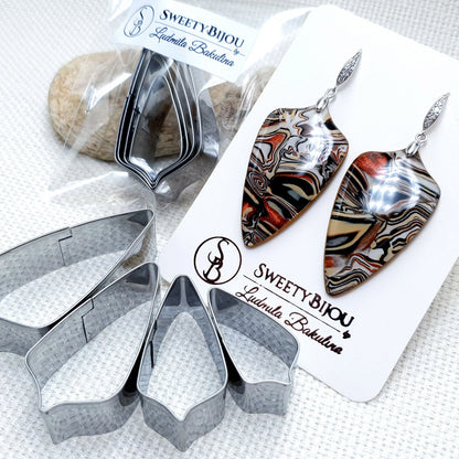 4 Pcs Stainless Steel Jewelry Shapes Cutters