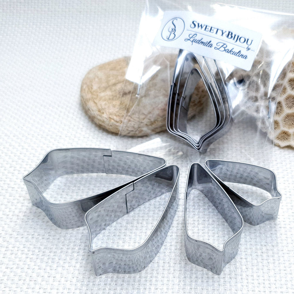 4 Pcs Stainless Steel Jewelry Shapes Cutters