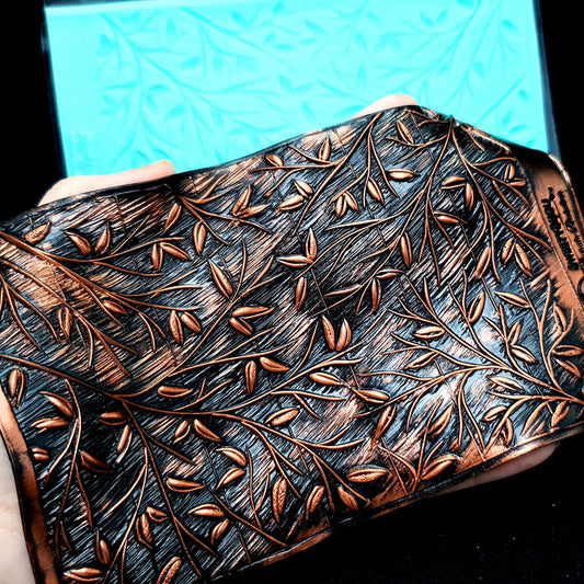 Silicone Texture - Spring Leafs