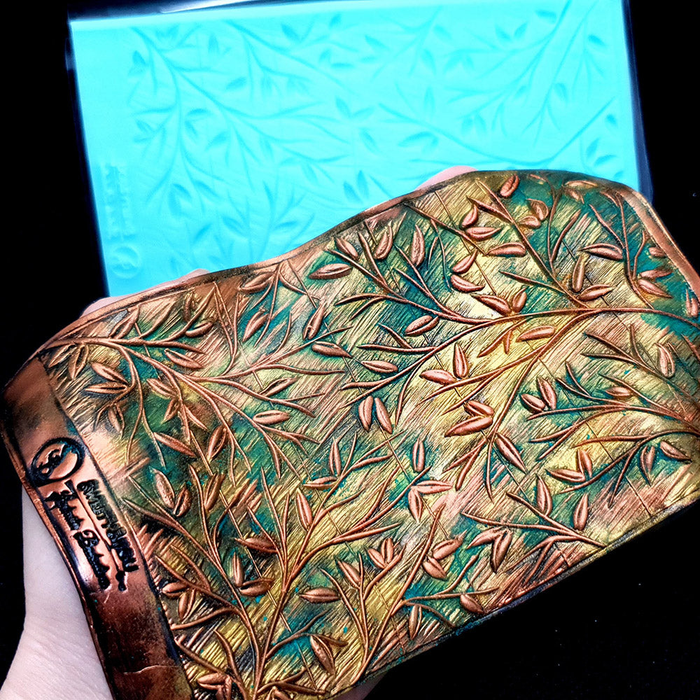 Silicone Texture - Spring Leafs