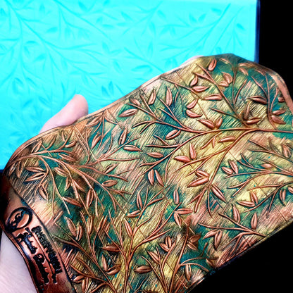 Silicone Texture - Spring Leafs