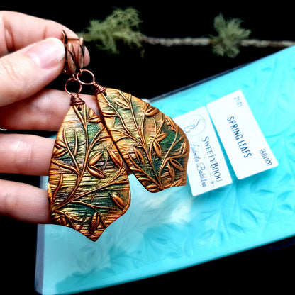 Silicone Texture - Spring Leafs