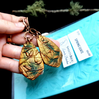 Silicone Texture - Spring Leafs