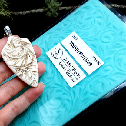 Silicone Texture - Young Fern Leafs