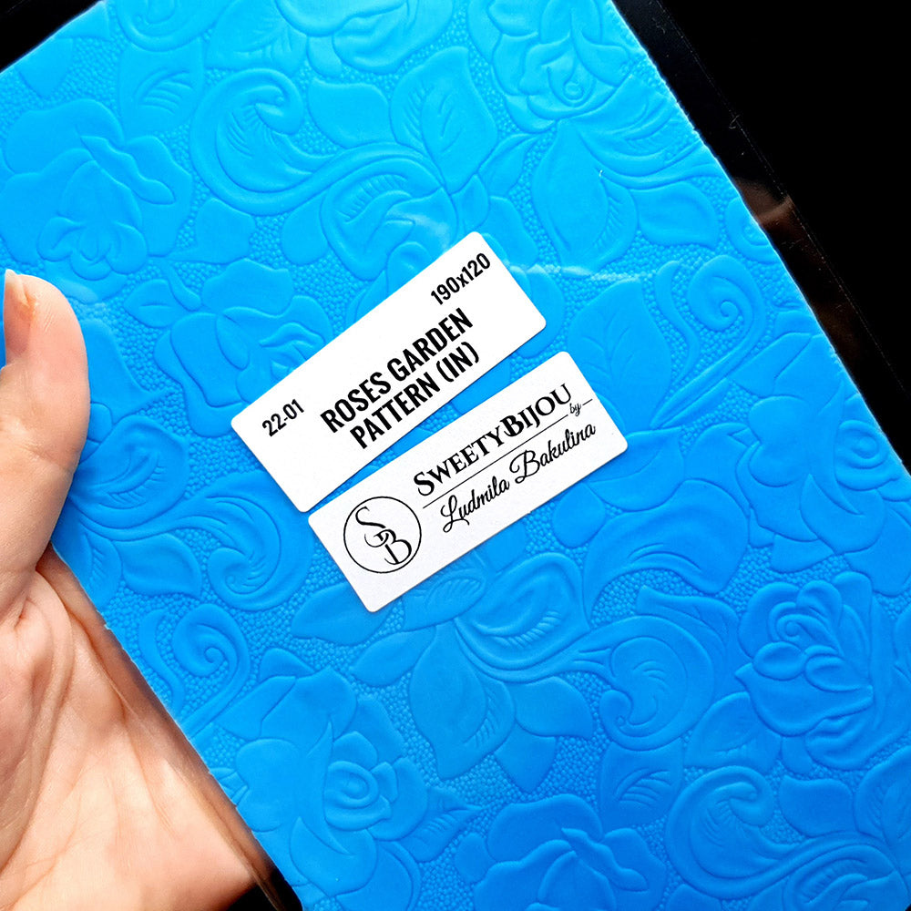 Silicone Texture - Roses Garden Pattern (IN)