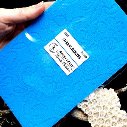 Silicone Texture - Sequins Flowers