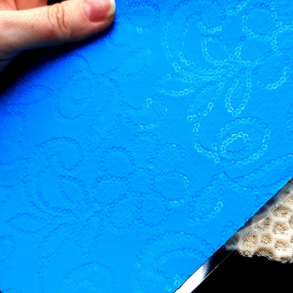 Silicone Texture - Sequins Flowers