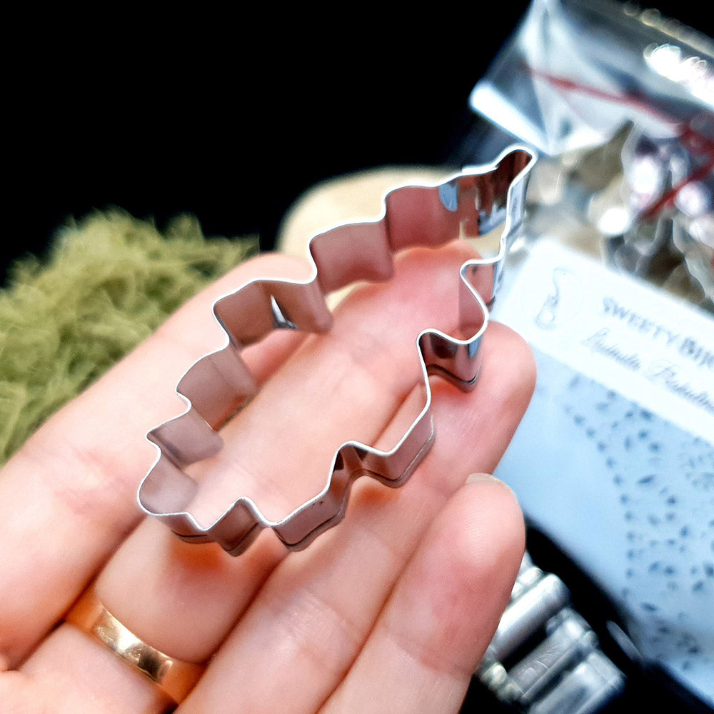 Set Of 3 Pcs Stainless Steel Jewelry Leafs Shapes Cutters