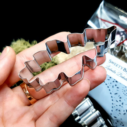 Set Of 3 Pcs Stainless Steel Jewelry Leafs Shapes Cutters