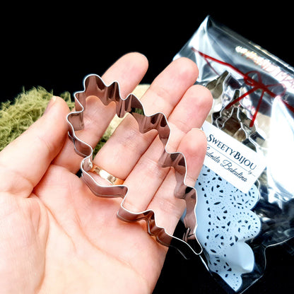 Set Of 3 Pcs Stainless Steel Jewelry Leafs Shapes Cutters