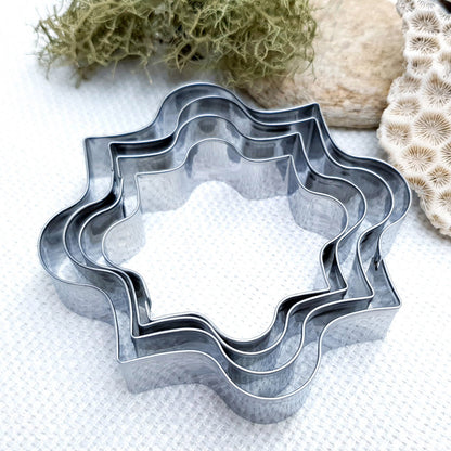 4pcs Stainless Steel Square Shaped Cookie Cutters