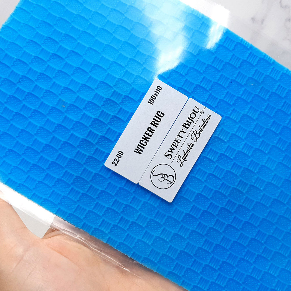 Silicone Texture - Wicker Rug