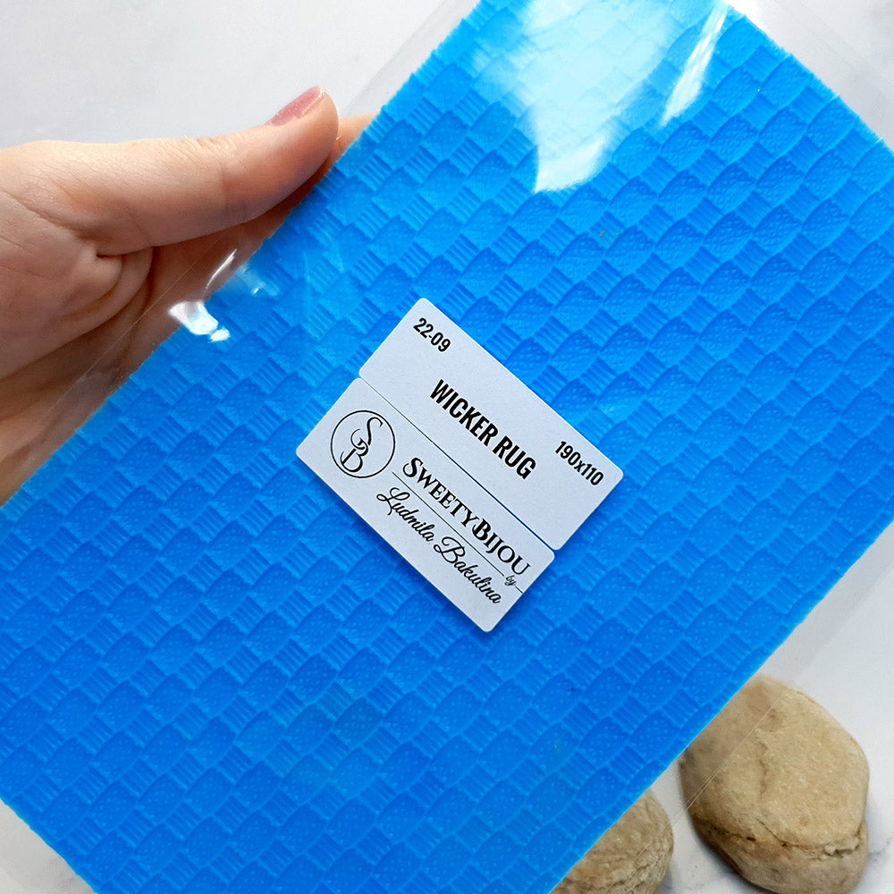 Silicone Texture - Wicker Rug