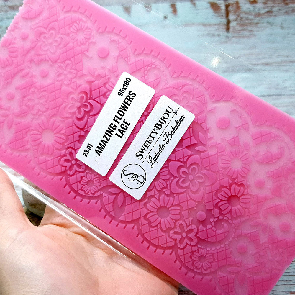 Silicone Texture - "Amazing Flowers Lace"