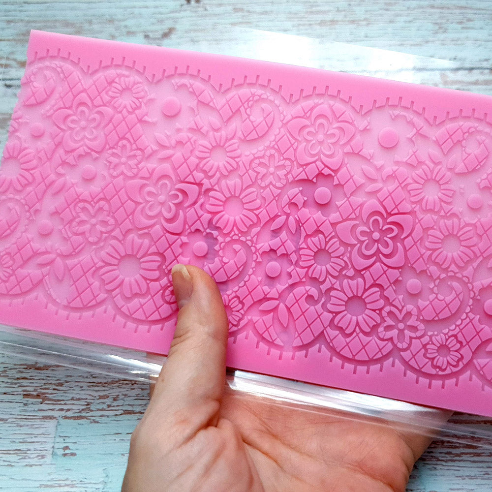Silicone Texture - "Amazing Flowers Lace"