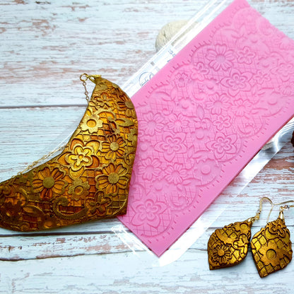 Silicone Texture - "Amazing Flowers Lace"