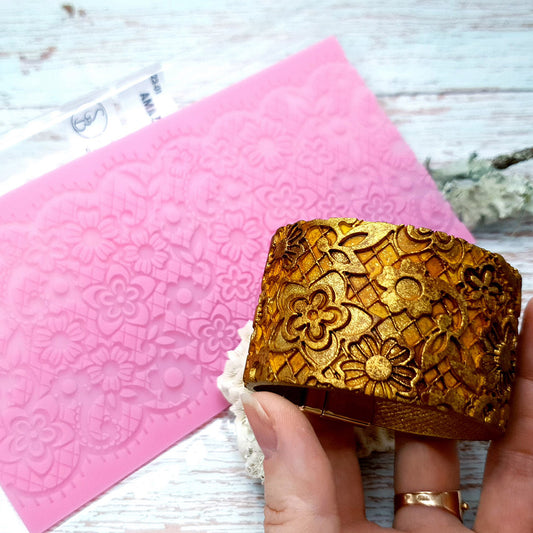 Silicone Texture - "Amazing Flowers Lace"