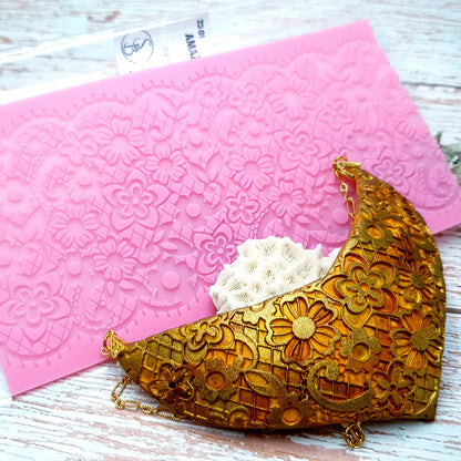 Silicone Texture - "Amazing Flowers Lace"
