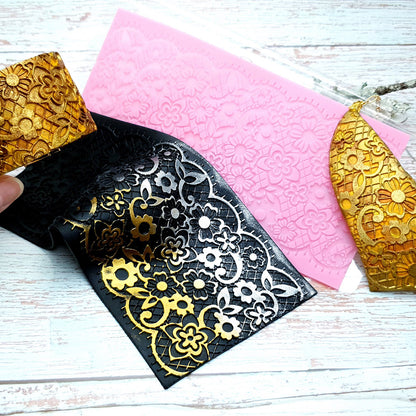 Silicone Texture - "Amazing Flowers Lace"