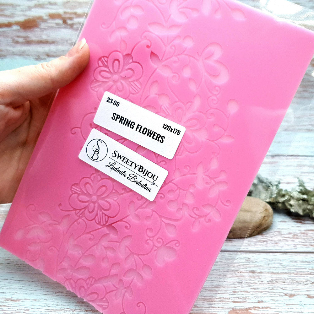 Silicone Texture - “Spring Flowers”