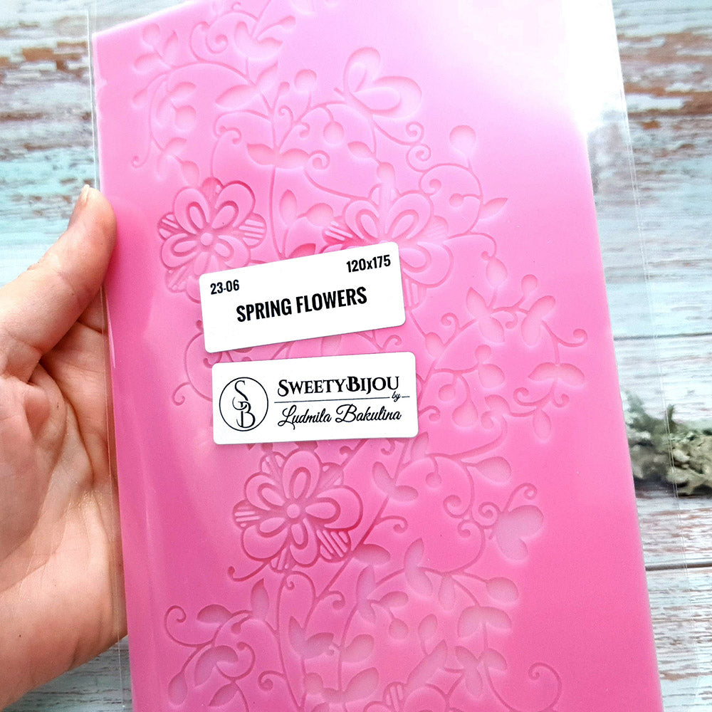 Silicone Texture - “Spring Flowers”