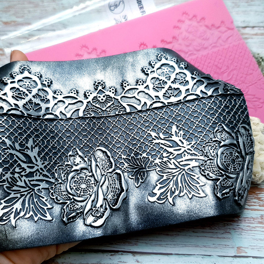 Silicone Texture - “Tender Flowers Lace”