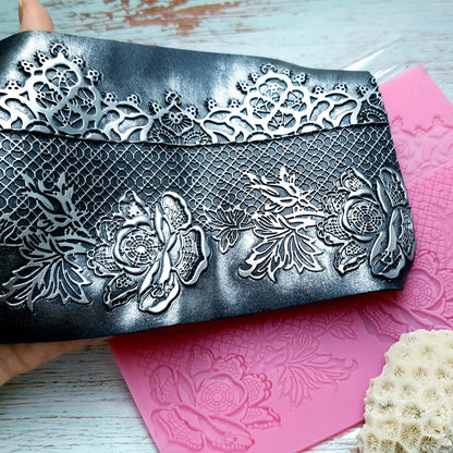 Silicone Texture - “Tender Flowers Lace”