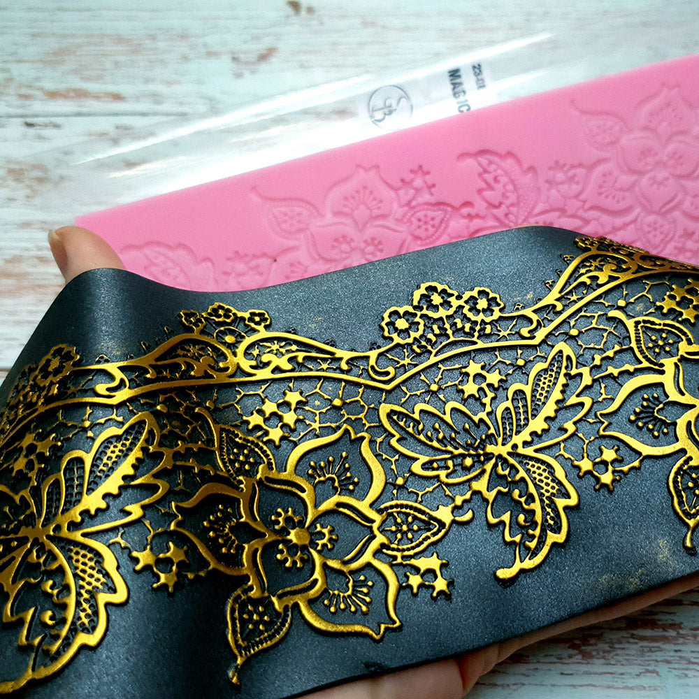Silicone Texture - “Magical Flowers Lace”