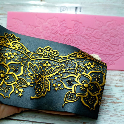 Silicone Texture - “Magical Flowers Lace”