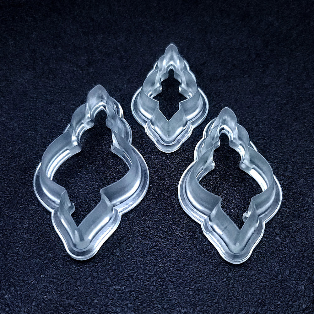 Arabian Nights Moroccan arabesque polymer clay cutter