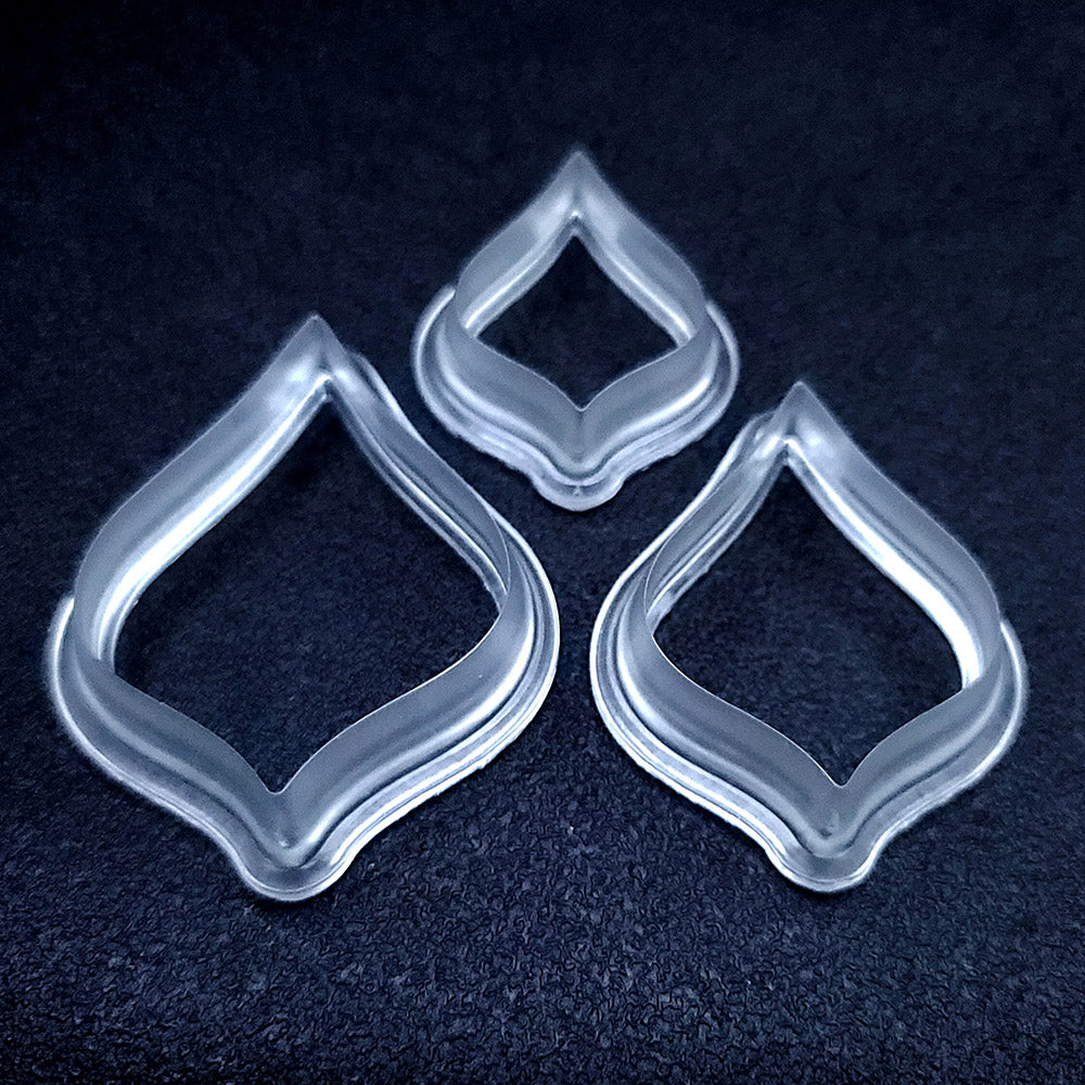 Arabian Nights Moroccan arabesque polymer clay cutter
