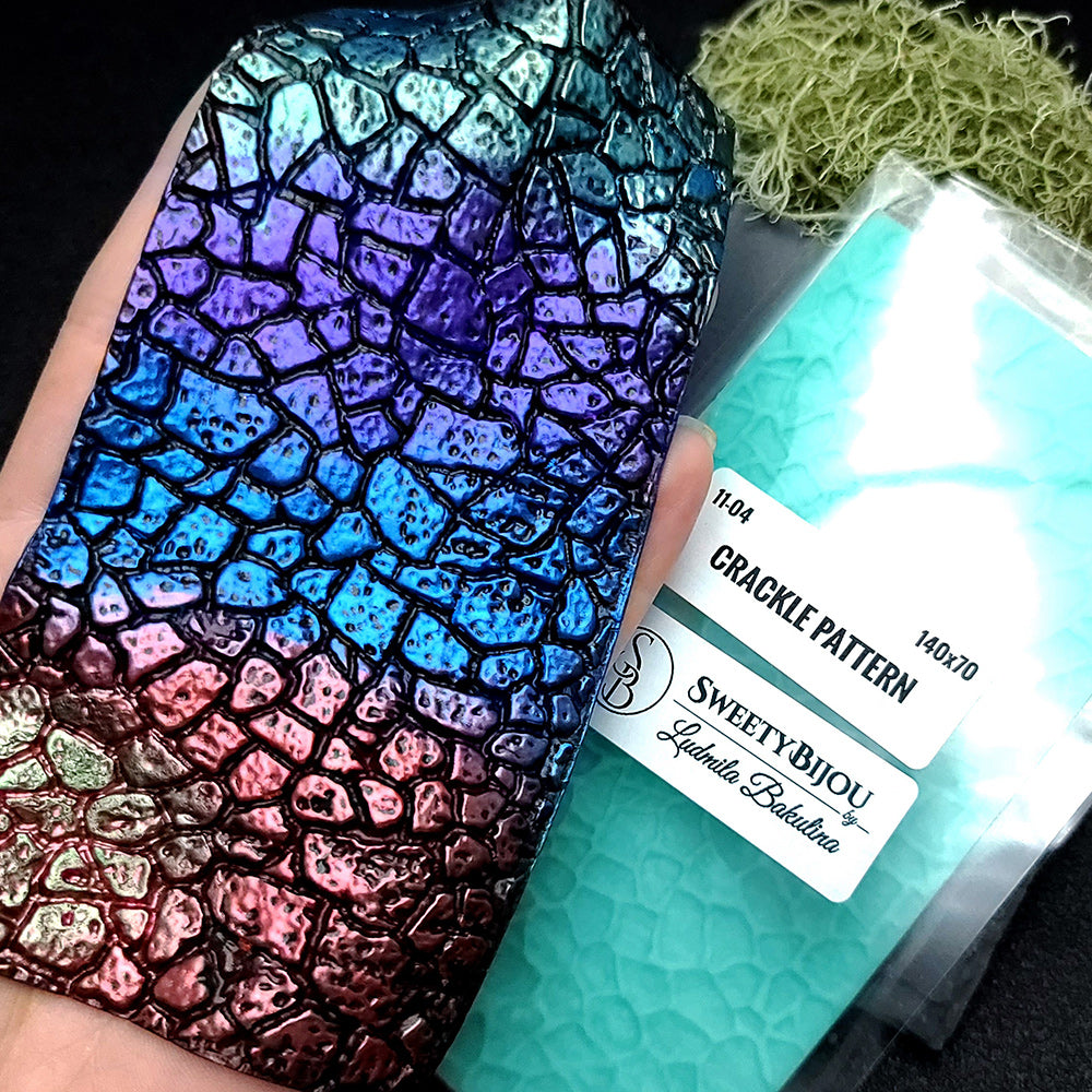 Silicone Texture - Crackle Surface