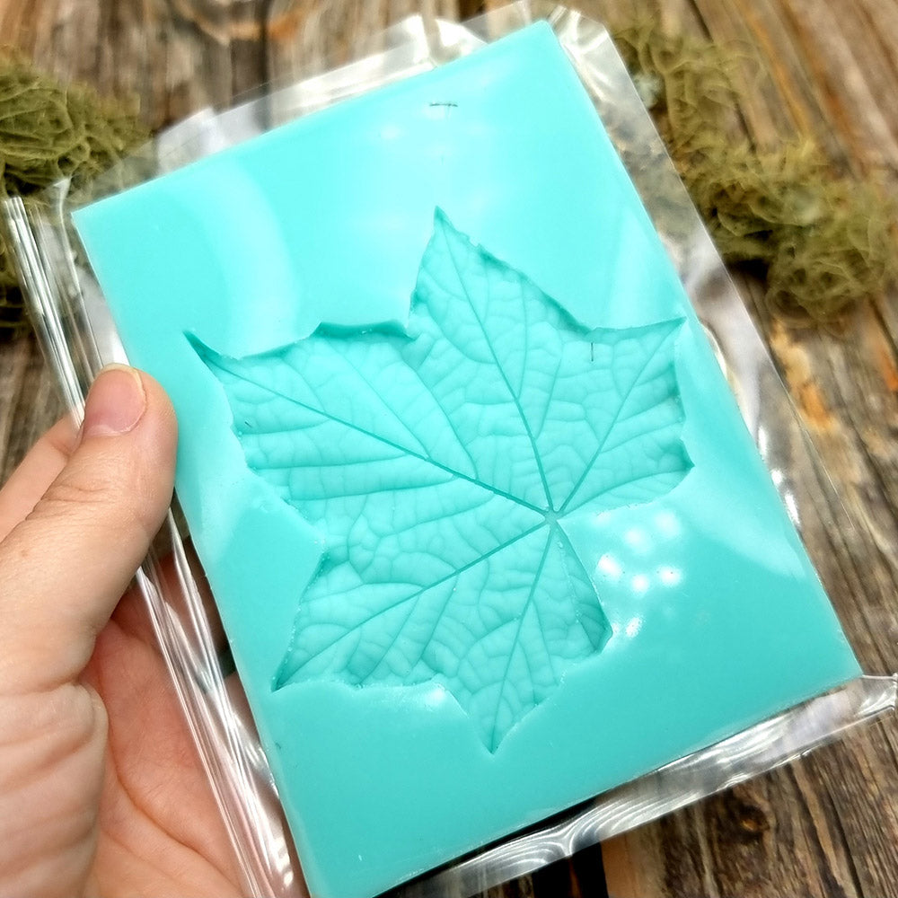 Silicone Texture - Small Five Fingers Leaf