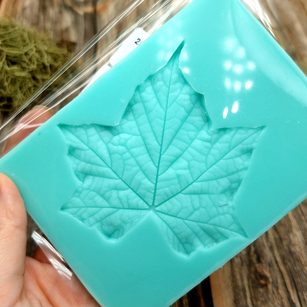 Silicone Texture - Small Five Fingers Leaf