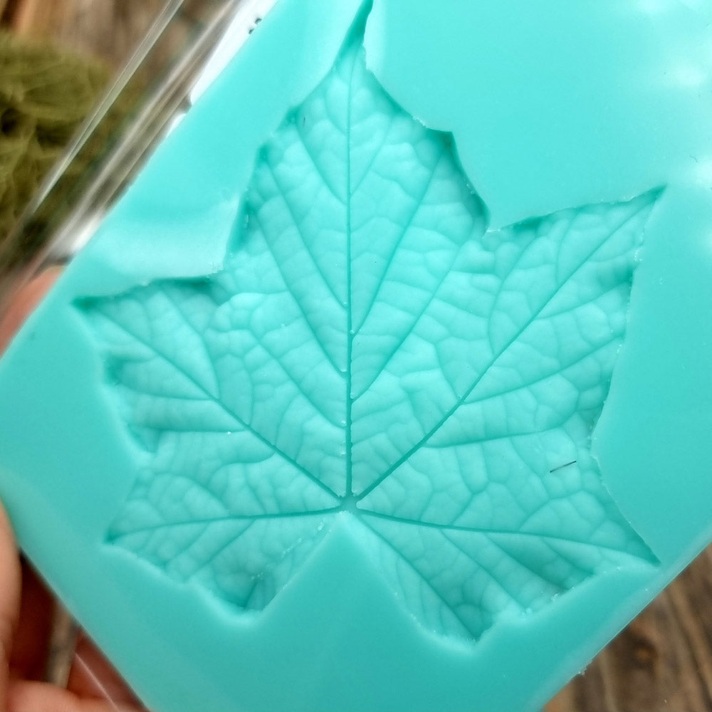 Silicone Texture - Small Five Fingers Leaf