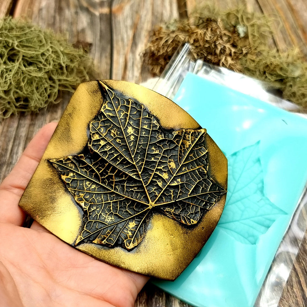 Silicone Texture - Small Five Fingers Leaf