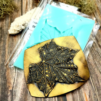 Silicone Texture - Small Five Fingers Leaf