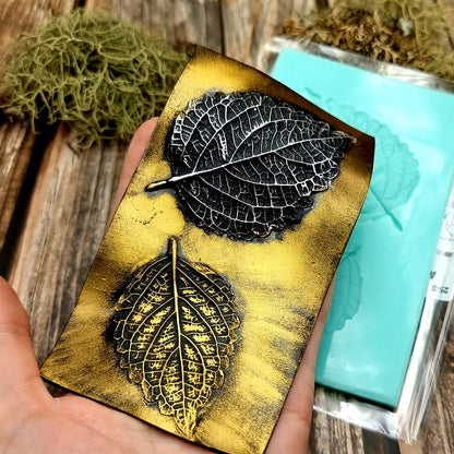 Silicone Texture - A Pair of Perilla Blumei Leaf