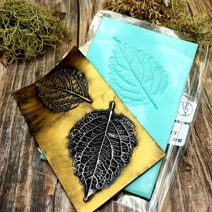 Silicone Texture - A Pair of Perilla Blumei Leaf